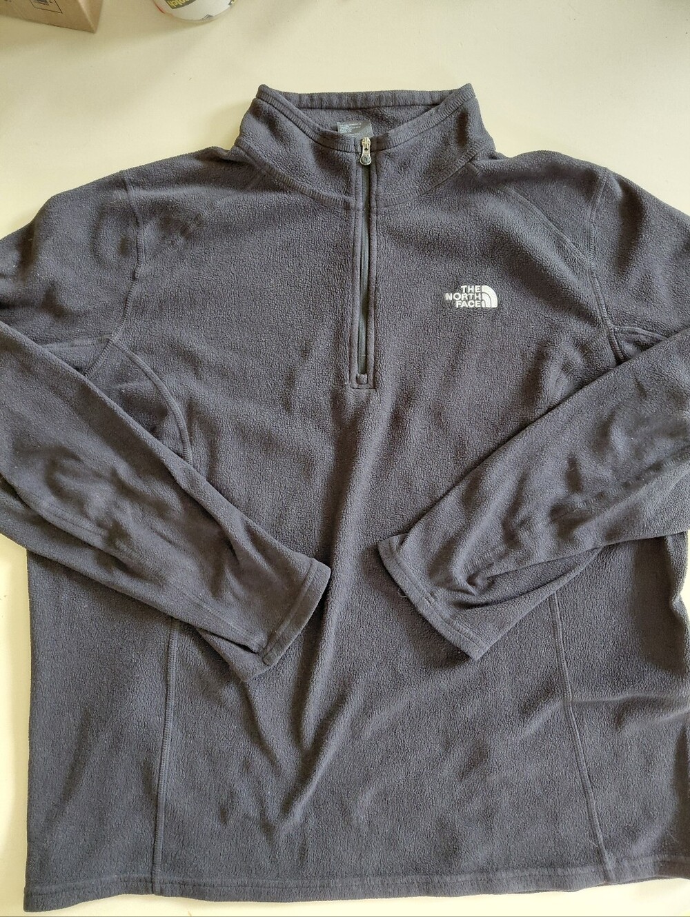 Black xl 1/4 zip north face fleece